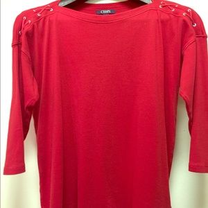 CHAPS Women's top, Large, 3/4 sleeves